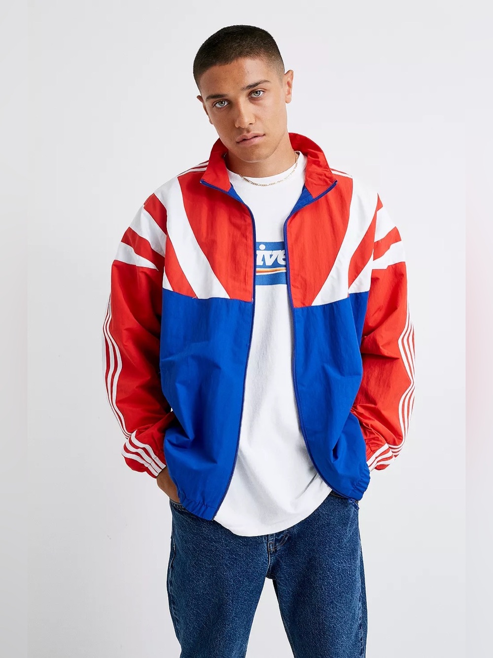 Adidas Balanta 96 Track Jacket | Red/White/Blue